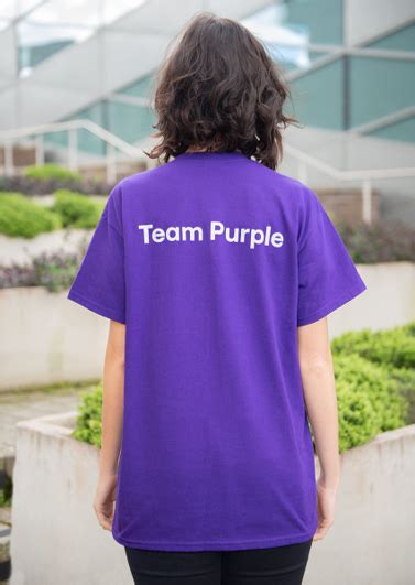 T Shirt Team Purple Utility Warehouse Partner Store