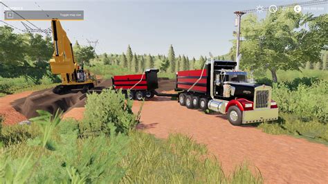 Kenworth W Dump Truck With Pup Trailer Fs