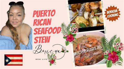 Puerto Rican Seafood Stew Cado De Mariscos Pana Breadfruit