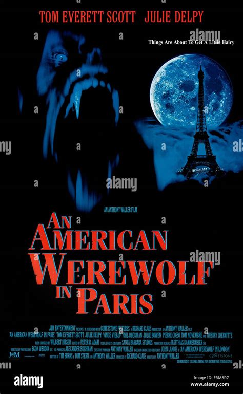 An American Werewolf In Paris Us Poster Art 1997 ©buena Vistacourtesy Everett Collection