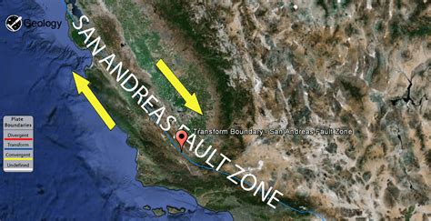 San Andreas Fault Geology Page