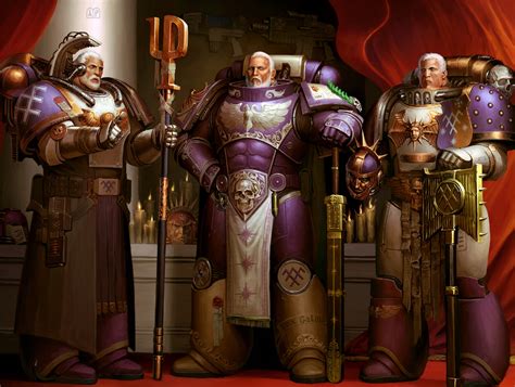 Artstation Council Of Maximi Elijah Arhpriest Warhammer 40k