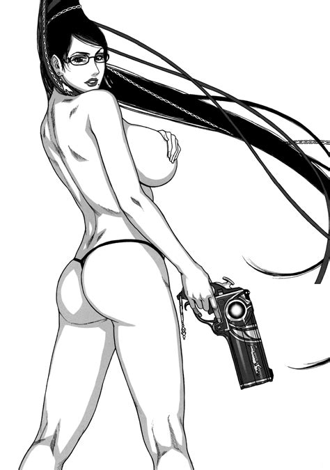 Rule 34 1girls Ass Bayonetta Bayonetta Character Beauty Mark Breasts Gun Handgun High