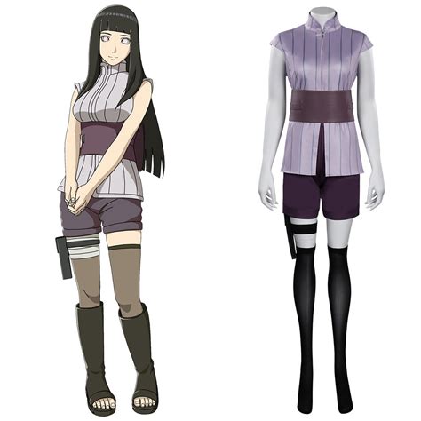 Naruto Shippuden Hyūga Hinata Uniform Cosplay Costume Avis Et