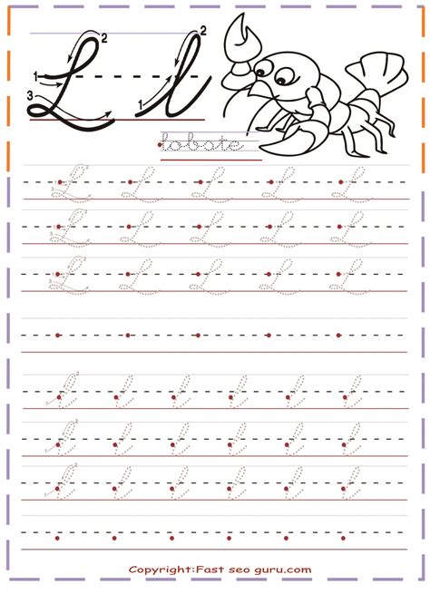 Letter tracing worksheets are for sale to download online in a variety of different formats. cursive handwriting practice tracing worksheets letter l ...
