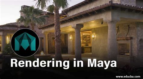 Rendering In Maya Steps To Render Objects Using The Maya Software