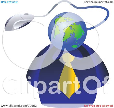 Royalty Free Rf Clipart Illustration Of A Businessman With An