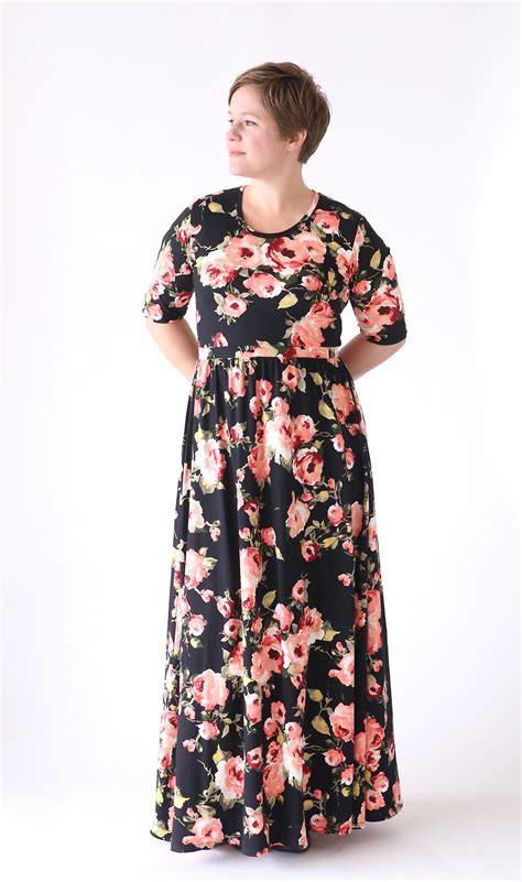 Classic Tee Maxi Dress Pattern