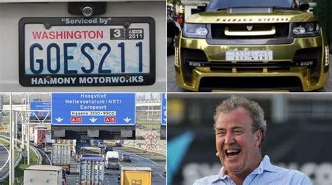 jeremy clarkson s falklands row and other controversial number plates mirror online