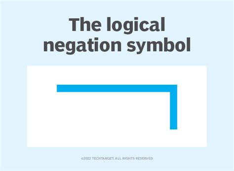 What Is The Logical Negation Symbol