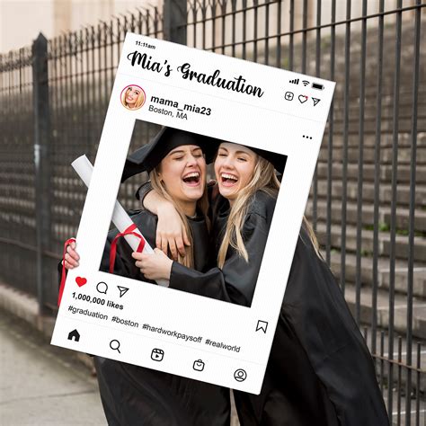 Personalized Selfie Frame Instagram Frame Printed Photo Etsy