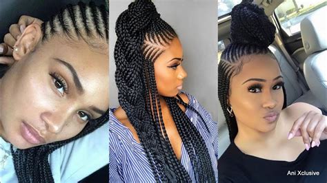 Even more, you look stunning matching any color with your plaits. 2019 TRENDY GHANA BRAIDS,CORNROW HAIRSTYLES BEST STYLISH ...
