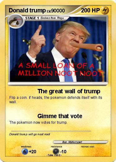We did not find results for: Pokémon Donald trump 1131 1131 - The great wall of trump - My Pokemon Card