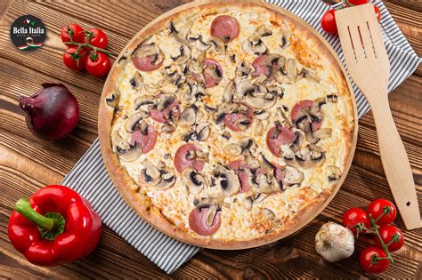 Pizza El Funghi 🍕 ️ in 2020 | Pizza bella, Food, Pizza
