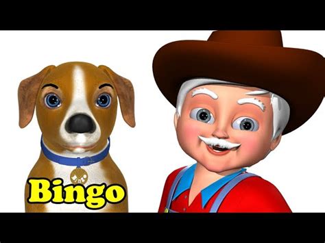 Bingo Nursery Rhyme 3d Animation Rhymes And Bingo Dog Songs For