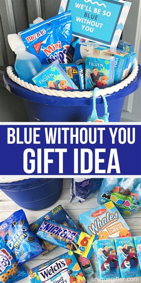Give This Blue Without You T Basket Idea As A Way To Show How Much
