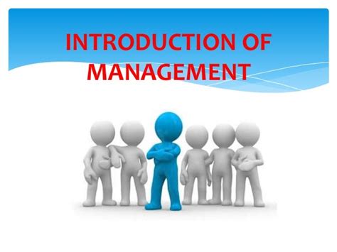 Introduction Of Management