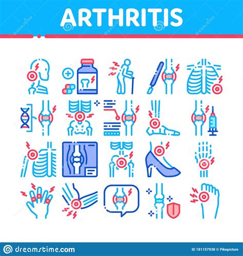 Arthritis Disease Awareness Poster With A Knee Joint Icon Royalty Free