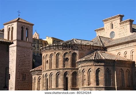 Church Santiago Del Arrabal Toledo Spain Stock Photo