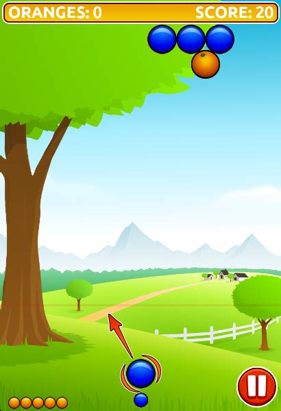 Extremely addictive game, this is the arrow orange shoot. Orange bubble shooter games - Free online orange bubble ...