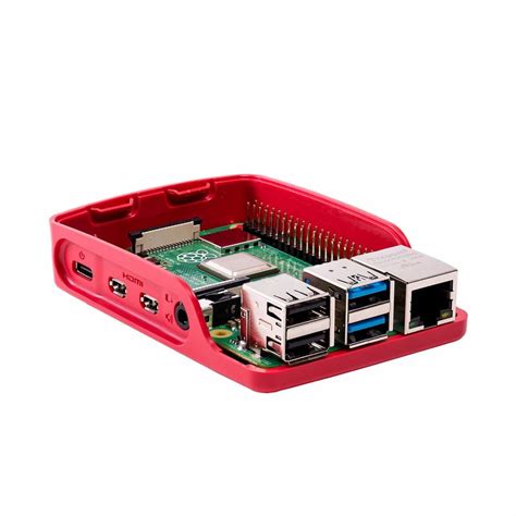 Officiële Behuizing Raspberry Pi 4b Wit Opencircuit