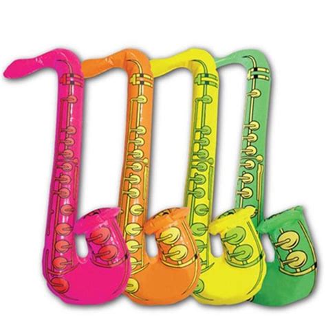 Inflatable Saxophone 75cm Party Delights
