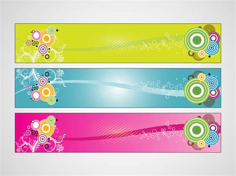 Colorful Banners Designs Vector Art Graphics Freevector Com