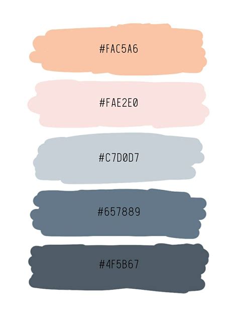 33 Cute Aesthetic Color Hex Codes Draft Ann French