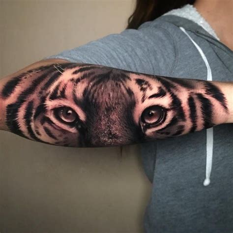 Realism Tiger Eyes Tattoo Tiger Face Tattoo Tiger Tattoo