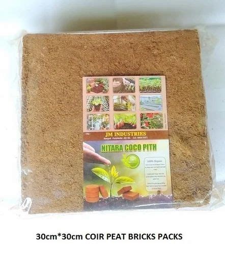 Square High Ec Coco Peat Blocks For Agriculture Packaging Type Individual At Rs 15kg In Madurai