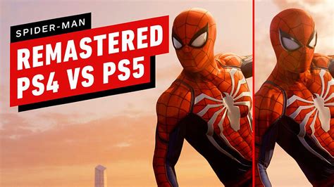 Fun Video Marvels Spider Man Remastered Ps4 Pro Vs Ps5 Graphics