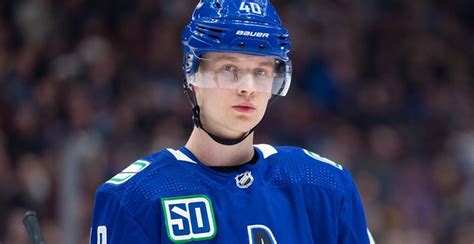 On thursday, he finally set a new record. Elias Pettersson shows off his personality in Spittin' Chiclets interview | Offside