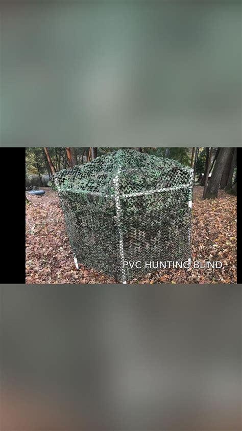 Diy Pvc Hunting Blind Greenhouse Or Shed