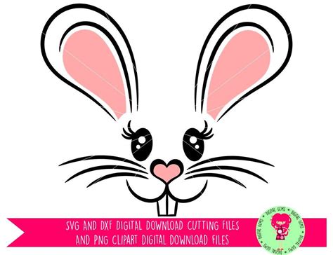 Bunny easter svg face boy glasses silhouette rabbit shirt cricut cameo boys file cool etsy clipart dxf unicorn happy visit. Easter Bunny Rabbit Face SVG / DXF Cutting File for Cricut ...