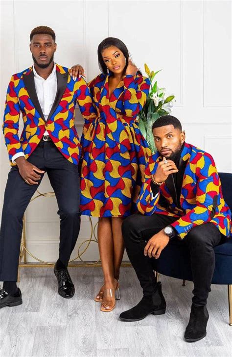 African Couple Matching Set Ankara Outfit For Couple African Etsy
