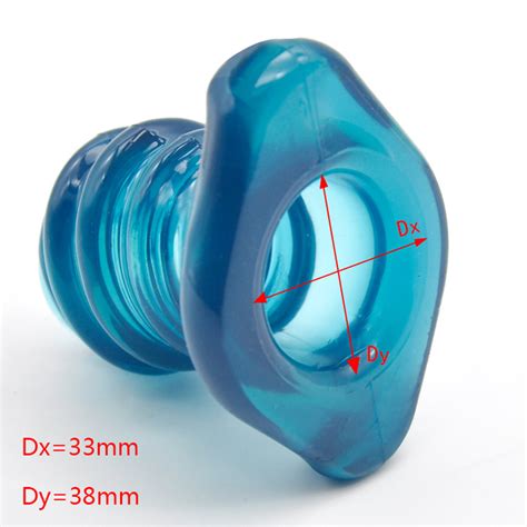 tunnel anal butt plug hollow open soft tpr adult ass play toy for men gay couple ebay