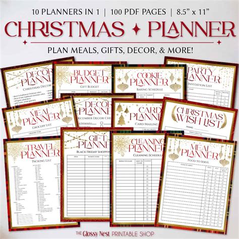 Free Printable Christmas Meal Planner Printable To Prep A Feast