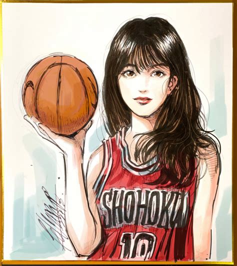 Safebooru 1girl Akagi Haruko Ball Bangs Basketball Basketball Jersey