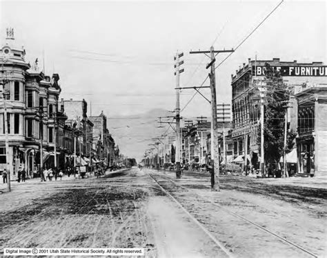 25th Street And Washington Blvd Looking South Approx 1900 Ogden Utah