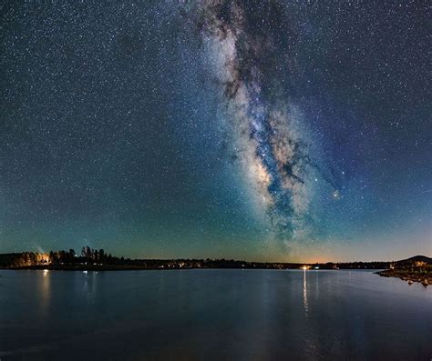 November 1 2016 The Milky Way Galaxy Stretches Over Hawley Lake In