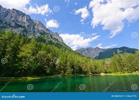 Green Lake Grüner See In Bruck An Der Mur Austria Stock Image