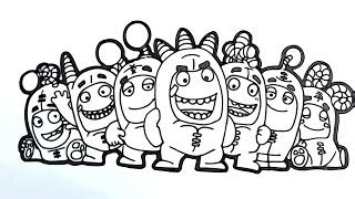 This oddbods characters coloring pages for individual and noncommercial use only, the copyright belongs to their respective creatures or owners. 38+ Oddbods Coloring Pages PNG - Buychickadee