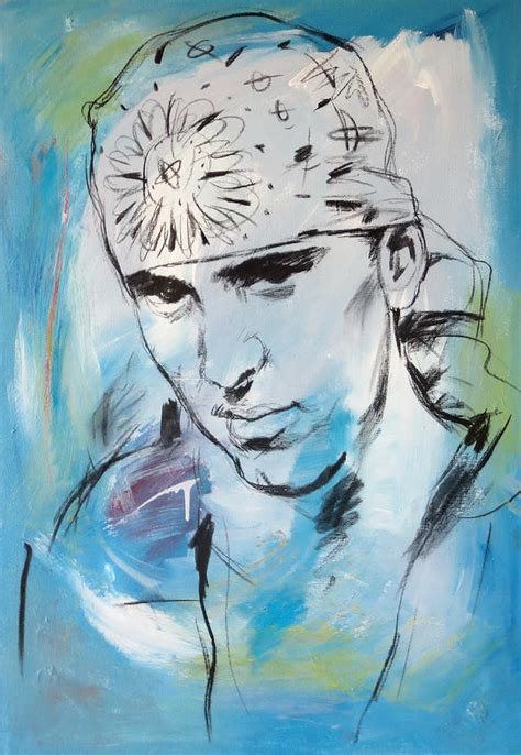 Eminem Art Painting Poster Painting By Kim Wang