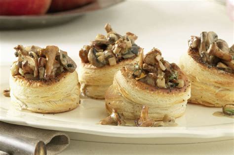 Recette Vol - au - vent aux champignons