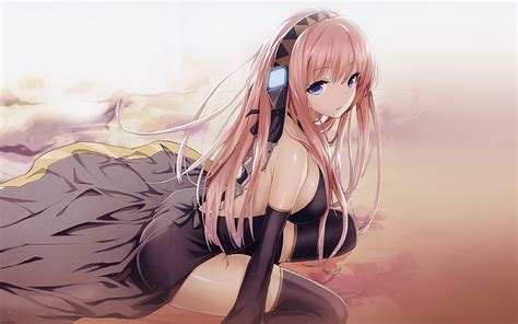 Hd Wallpaper Pink Hair Girl Anime Illust Art Sexy Fashion