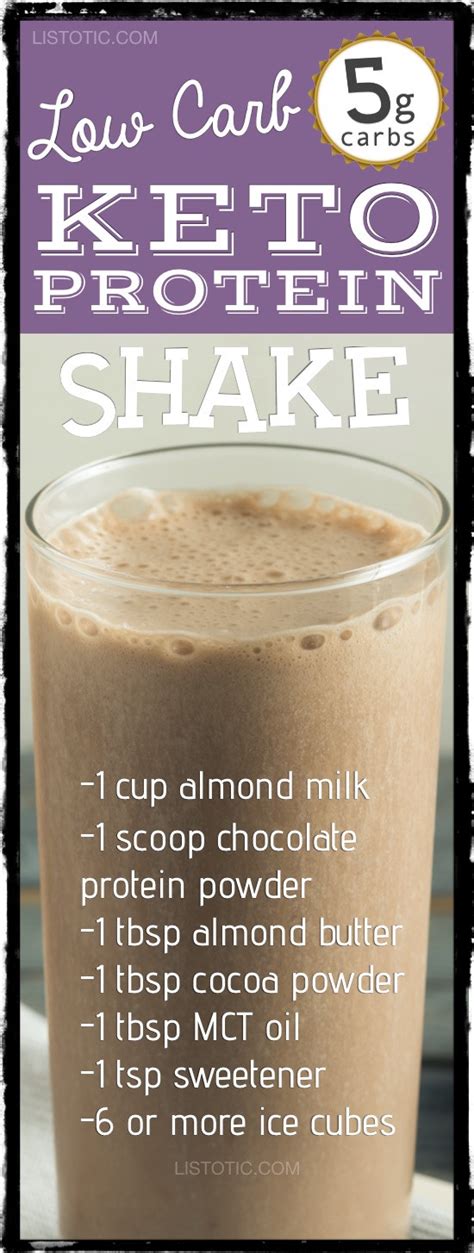 The Top 25 Ideas About Low Carb Protein Shake Recipes For Weight Loss Best Recipes Ideas And