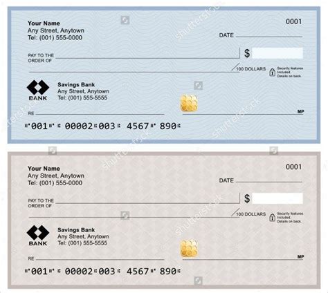 Blank Check Template In Word 1641 Business Checks Templates Blank
