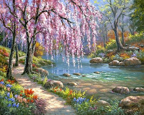 40x50cm Frameless Diy Beautiful Landscape Painting By Numbers Picture