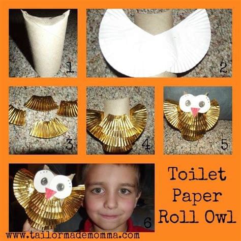 Paper Owl Recycle Craft Projects Recycled Projects Recycled Crafts