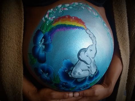 Baby Bump Painting Special Artwork Just For You And Your Bump